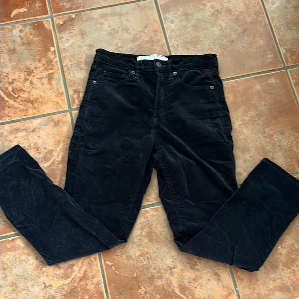 GAP Velvet Vintage Slim High Rise Pants **Free with Purchase**